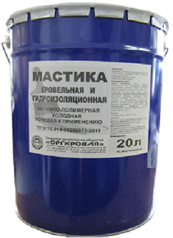 Мастика битумно-полимерная 20 л/16 кг